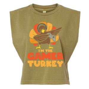 Gamer Turkey Video Games Gaming Thanksgiving Gift Garment-Dyed Women's Muscle Tee