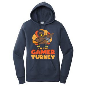 Gamer Turkey Video Games Gaming Thanksgiving Gift Women's Pullover Hoodie