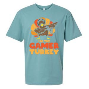 Gamer Turkey Video Games Gaming Thanksgiving Gift Sueded Cloud Jersey T-Shirt