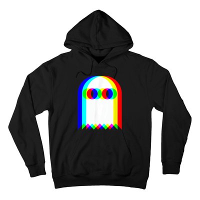 Ghost Trippy Vaporwave Halloween Techno Rave EDM Music Party Hoodie