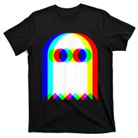 Ghost Trippy Vaporwave Halloween Techno Rave EDM Music Party T-Shirt