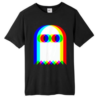 Ghost Trippy Vaporwave Halloween Techno Rave EDM Music Party Tall Fusion ChromaSoft Performance T-Shirt