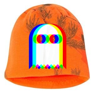 Ghost Trippy Vaporwave Halloween Techno Rave EDM Music Party Kati - Camo Knit Beanie