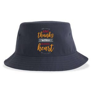 Give Thanks With A Grateful Heart Sustainable Bucket Hat