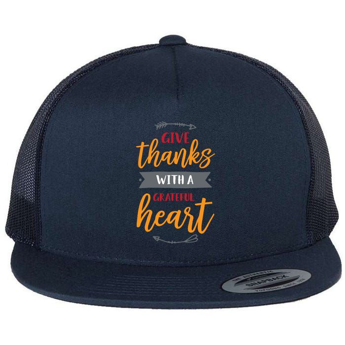 Give Thanks With A Grateful Heart Flatbill Hat
