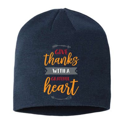 Give Thanks With A Grateful Heart Sustainable Beanie