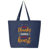Give Thanks With A Grateful Heart 25L Jumbo Tote