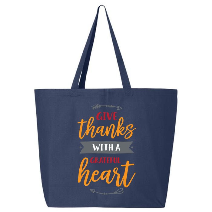 Give Thanks With A Grateful Heart 25L Jumbo Tote