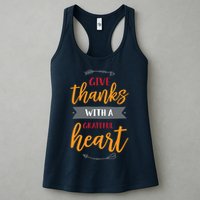 Give Thanks With A Grateful Heart Womens Tank Top