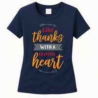 Give Thanks With A Grateful Heart Womens T-Shirt