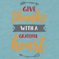 Give Thanks With A Grateful Heart Sueded Cloud Jersey T-Shirt