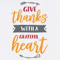 Give Thanks With A Grateful Heart Garment-Dyed Sweatshirt