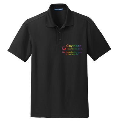 Gaytheon Technologies We Think Being Is The Bomb Dry Zone Grid Polo