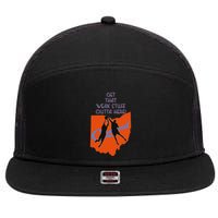 Get That Weak Stuff Outta Here 7 Panel Mesh Trucker Snapback Hat