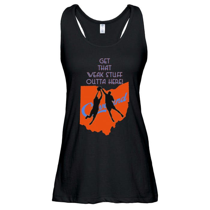 Get That Weak Stuff Outta Here Ladies Essential Flowy Tank