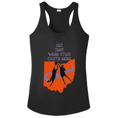 Get That Weak Stuff Outta Here Ladies PosiCharge Competitor Racerback Tank