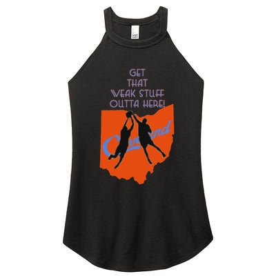 Get That Weak Stuff Outta Here Women's Perfect Tri Rocker Tank