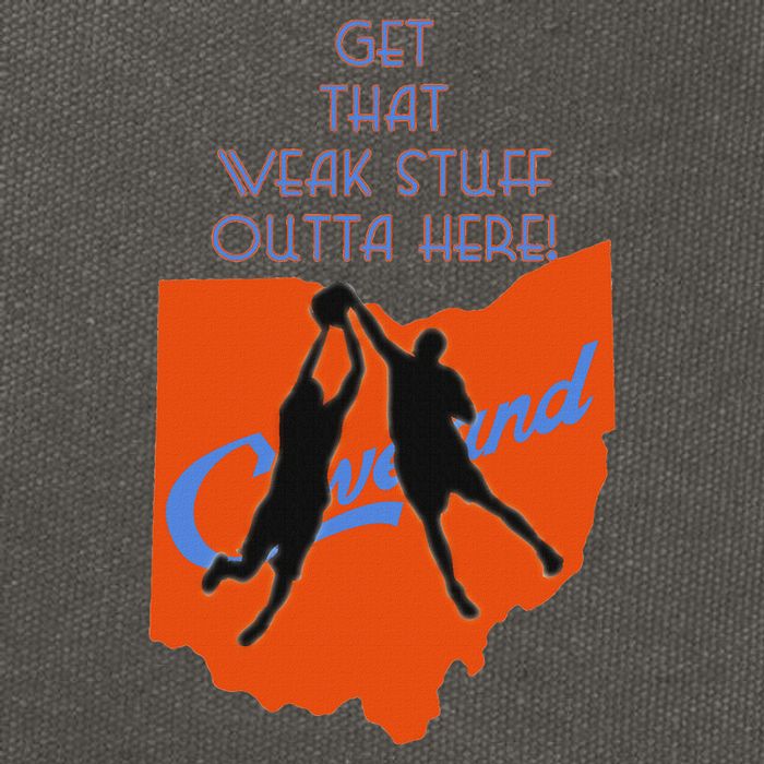 Get That Weak Stuff Outta Here Cotton Canvas Backpack