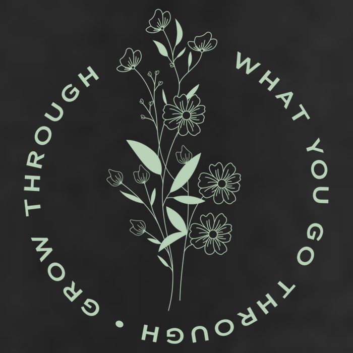 Grow Through What You Go Through Tee And Great Gift 7 Panel Mesh Trucker Snapback Hat