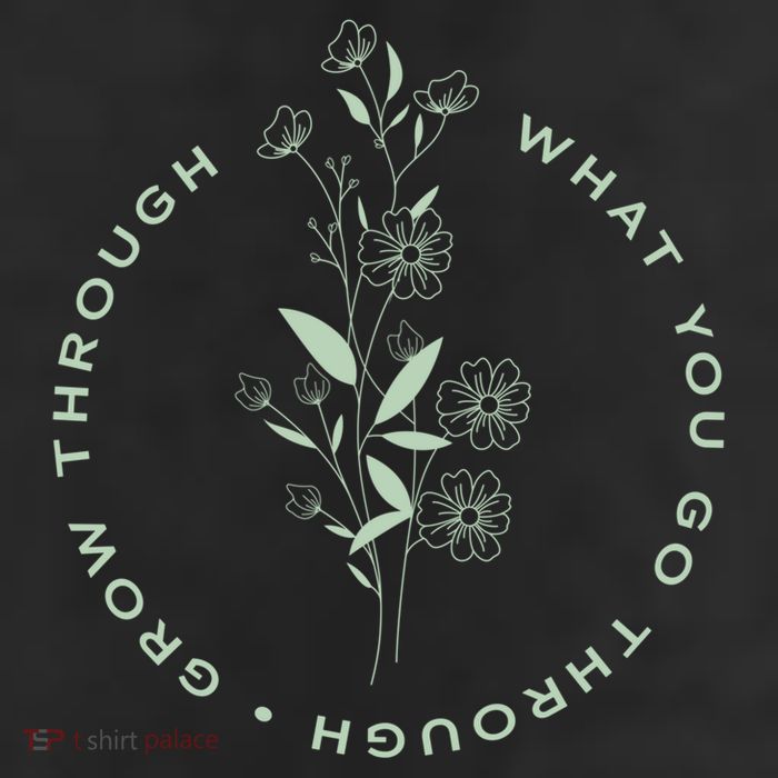 Grow Through What You Go Through Tee And Great Gift Adult Drive Performance Visor