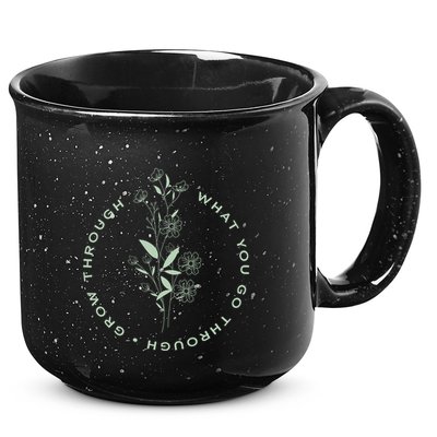 Grow Through What You Go Through Tee And Great Gift 15oz Campfire Ceramic Mug