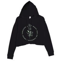 Grow Through What You Go Through Tee And Great Gift Crop Fleece Hoodie