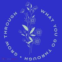 Grow Through What You Go Through Tee And Great Gift Stripe Pom Pom Beanie
