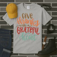 Give Thanks With A Grateful Heart Tall T-Shirt