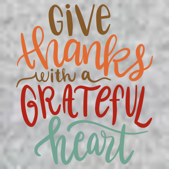 Give Thanks With A Grateful Heart V-Neck T-Shirt