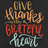 Give Thanks With A Grateful Heart 7 Panel Mesh Trucker Snapback Hat