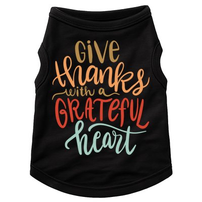 Give Thanks With A Grateful Heart Doggie Tank