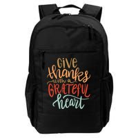 Give Thanks With A Grateful Heart Backpack