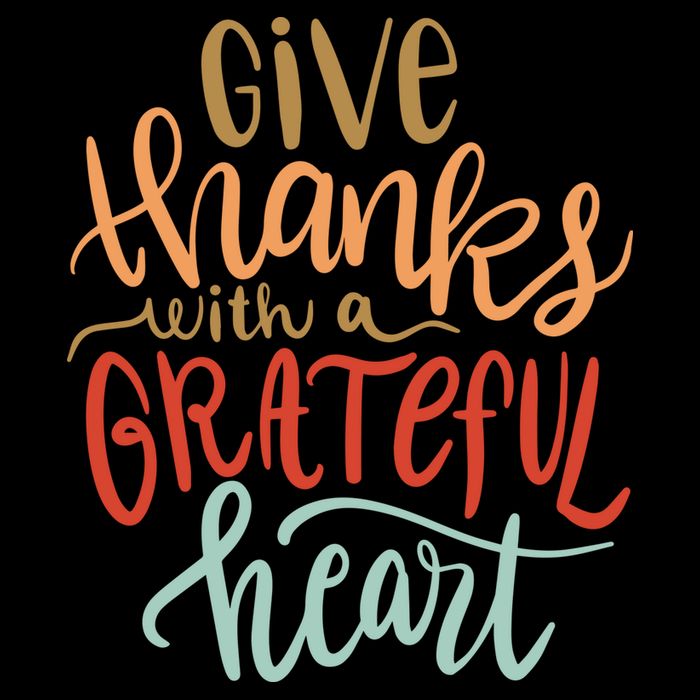 Give Thanks With A Grateful Heart Drawstring Bag