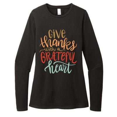 Give Thanks With A Grateful Heart Womens CVC Long Sleeve Shirt