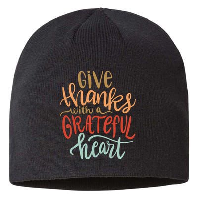 Give Thanks With A Grateful Heart Sustainable Beanie