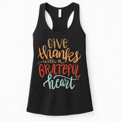 Give Thanks With A Grateful Heart Womens Tank Top