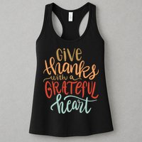 Give Thanks With A Grateful Heart Womens Tank Top