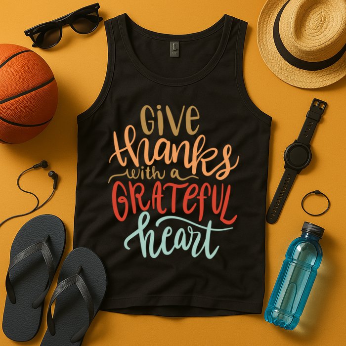 Give Thanks With A Grateful Heart Tank Top