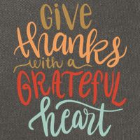Give Thanks With A Grateful Heart Cotton Canvas Backpack