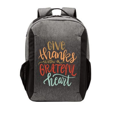 Give Thanks With A Grateful Heart Vector Backpack