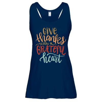 Give Thanks With A Grateful Heart Ladies Essential Flowy Tank