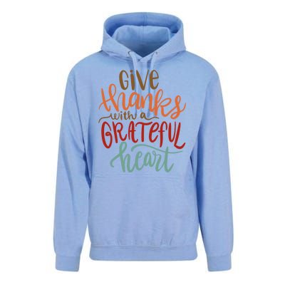 Give Thanks With A Grateful Heart Unisex Surf Hoodie