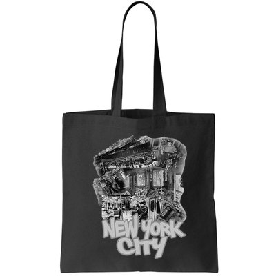 Graffiti Train With Vintage Police New York City Bag