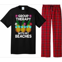 Group Therapy With My Beaches Pineapple Pajama Set