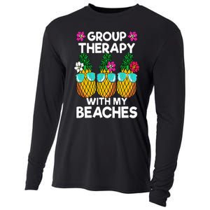 Group Therapy With My Beaches Pineapple Cooling Performance Long Sleeve Crew