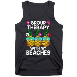 Group Therapy With My Beaches Pineapple Tank Top