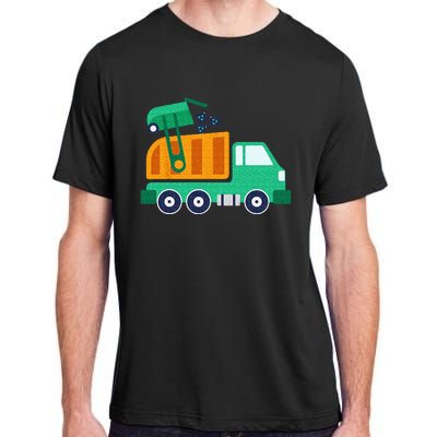 Garbage Truck Waste Recycle Trash Collector Earth Day Adult ChromaSoft Performance T-Shirt