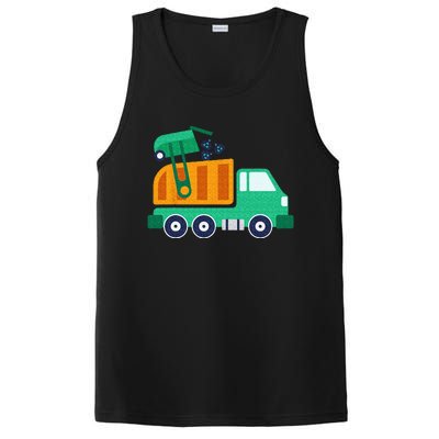 Garbage Truck Waste Recycle Trash Collector Earth Day PosiCharge Competitor Tank