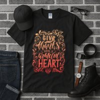 Give Thanks With A Grateful Heart Sign Tall T-Shirt