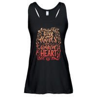 Give Thanks With A Grateful Heart Sign Ladies Essential Flowy Tank